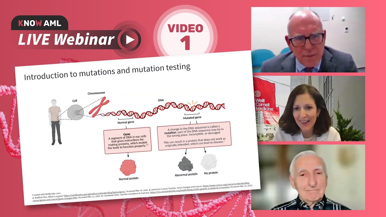 Know AML webinar | What are mutations, and why do they matter in AML?